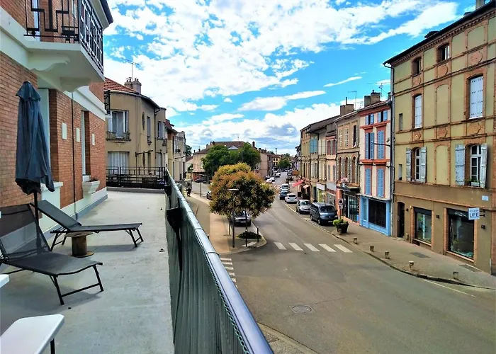 Διαμέρισμα Le Bout Du Pont - 5 Min A Pied De La Gare Villebourbon Et De L'hypercentre - Vue Sur Pont Vieux - Grande Terrasse - 8 Couchages - 3 Spacieuses - 4 Lits - Places De Stationnement Gratuites Au Pied De L'immeuble